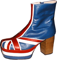 細野 London platform boots　union
